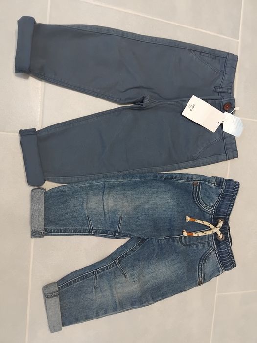 Штани/джинси 86р ціна за 2!