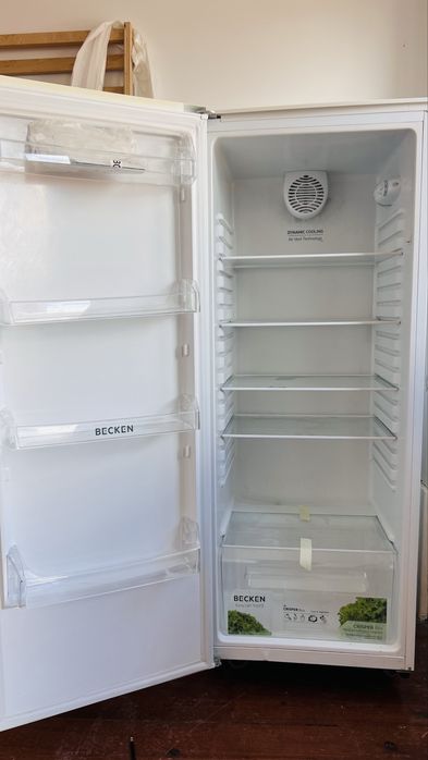 Frigorífico BECKEN sem Congelador (Ventilado - 144 cm - 250 L - Branco)