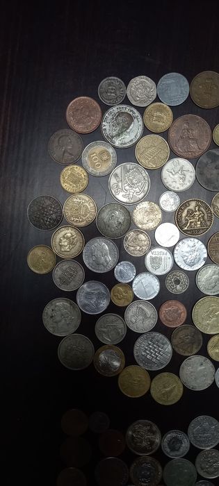 Lote 220 moedas não repetidas