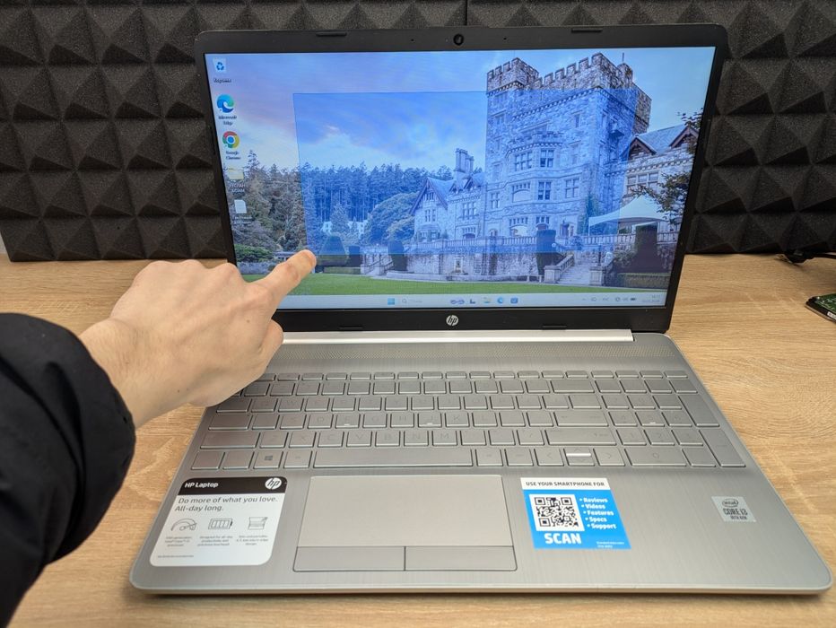 Ноутбук hp 15.6 touch  i3 1005g1 8/128ssd