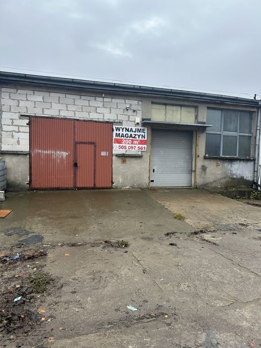 Hala warsztat magazyn 200 m kwadratowych