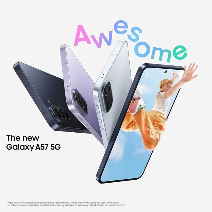 NOWY Samsung Galaxy A57 5G 128GB Gray Icyblue Navy Lilac GWARANCJA 1399ZŁ Sklep CentralGSM