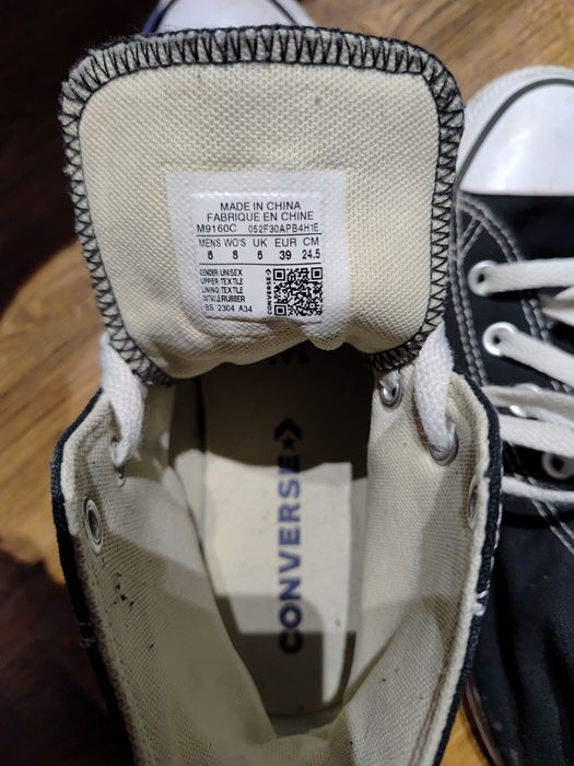 Tenisówki  za kostkę rozm 39 Converse