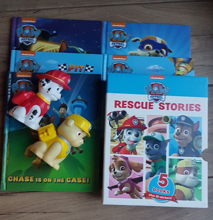 Psi patrol książki +lampki