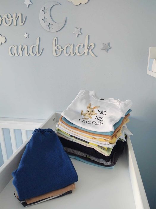 Paka ubranek niemowlęcych r. 80 m.in. H&M