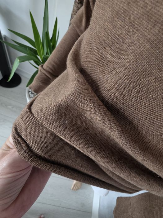 Nn07 męski sweter 100 % wool L