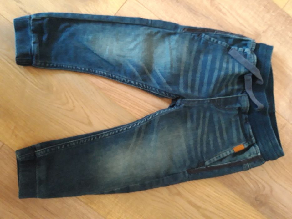 Spodnie Joggery jeans h&m 98
