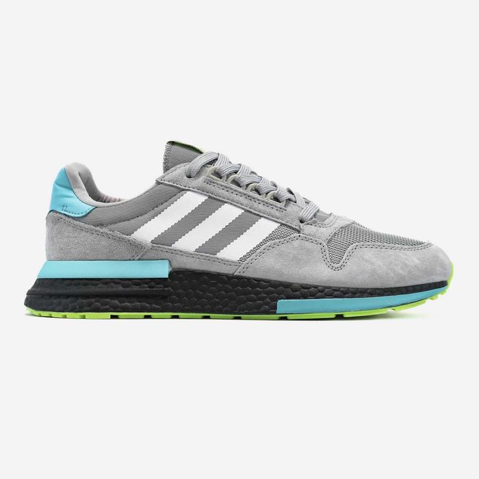 Мужские кроссовки Adidas ZX 500 'Grey-Blue' Размеры 41-45: 2 499