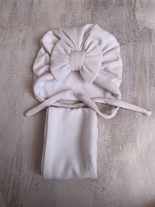 Зимова шапочка+шарфік на флісі