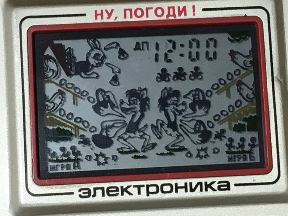 игра 1988 год электроника волк ловит яйца  ну погоди