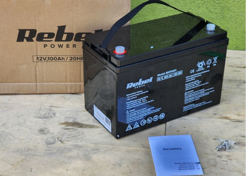 ЗНИЖКА!!! Гелевий акумулятор Gel Rebel Bluebox 100А 12V |  Аккумулятор