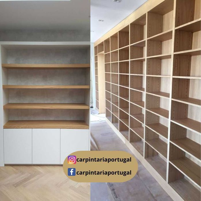 Estantes e moveis para espaço comercial