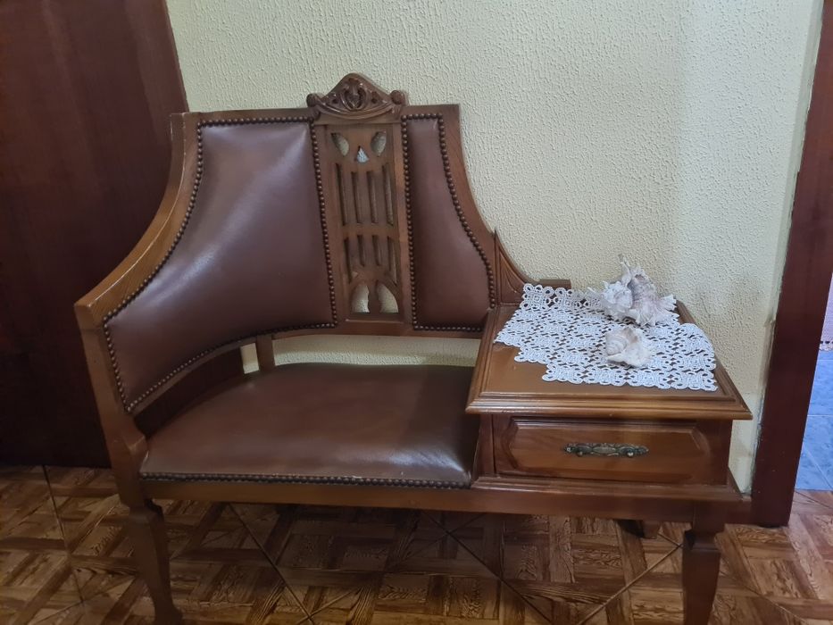 Móvel madeira castanho como novo 80 largura ×40
