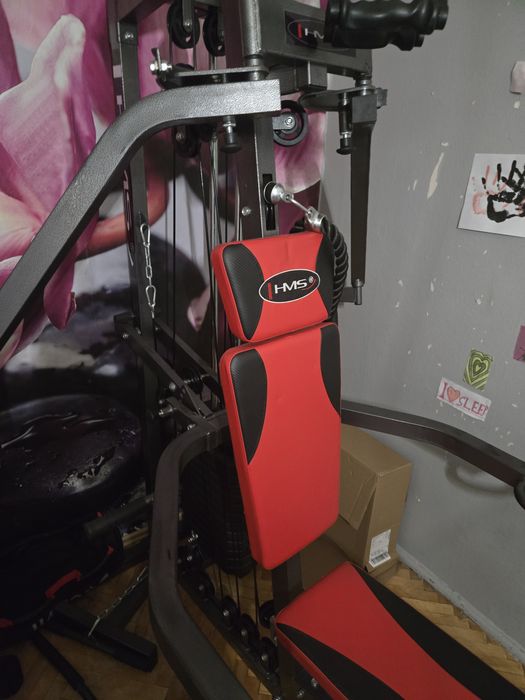 Sprzęt  profesjonalny atlas kulturystczny plus rowerek stacjonarny