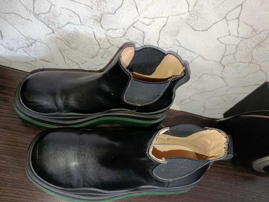 Кожаные Ботинки деми Bottega Veneta Италия 38р.