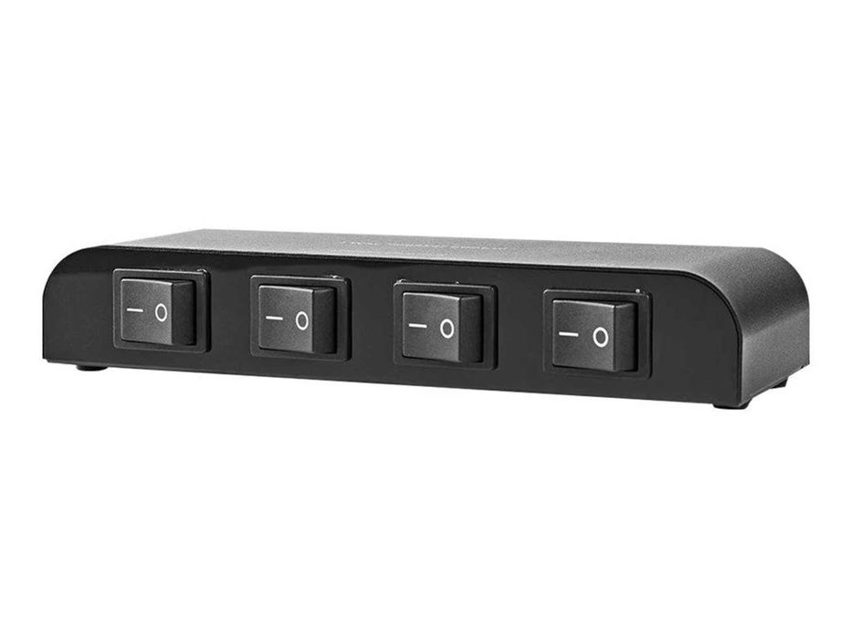 Nedis ASWI2614BK 4-смуговий перемикач динаміка