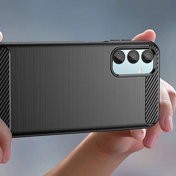 Etui Tech-Protect TPUCarbon na Samsung Galaxy M15/5G - czarne