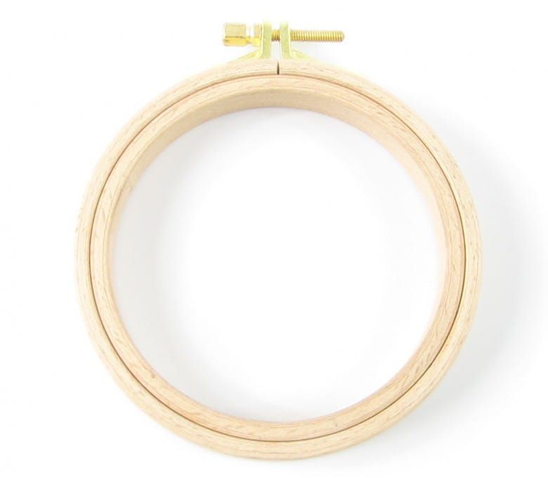 Drewniany tamborek 10cm/16mm Nurge No. 1