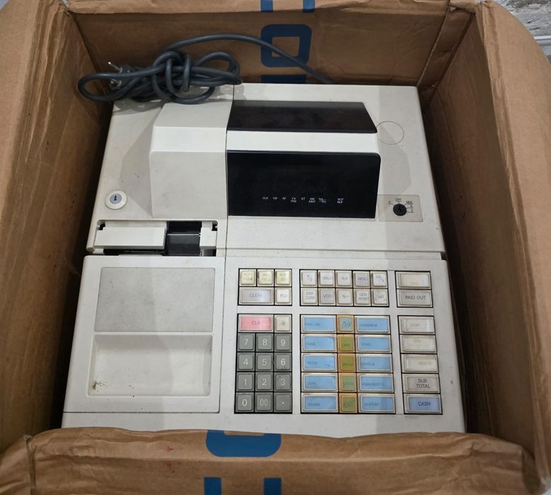 Máquina Registadora liga mas falta chave