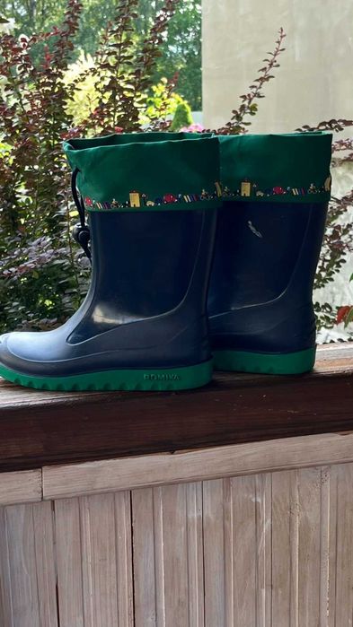 Дитячі гумаки/резинові чобітки/гумовці. Устілка 18-18.5 см