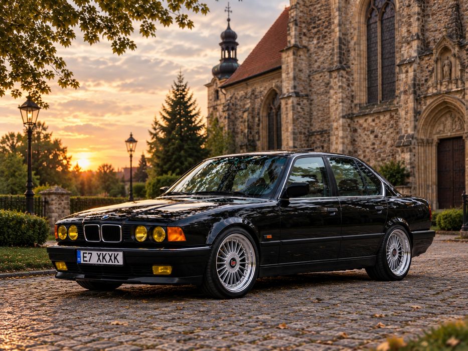 Auto do ślubu BMW E32
