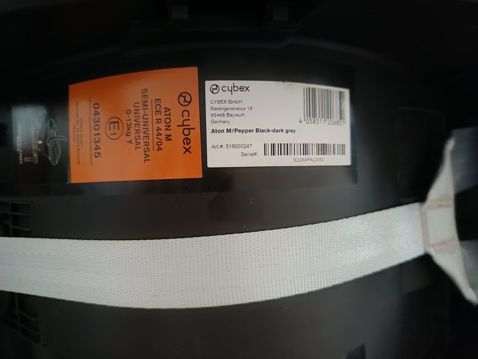 Fotelik Cybex z bazą isofix