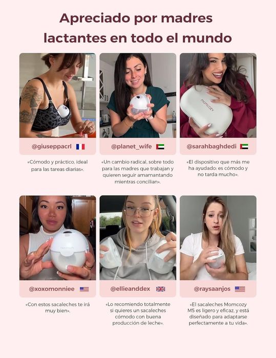 Momcozy M5 Extrator Elétrico Sem Fios com App