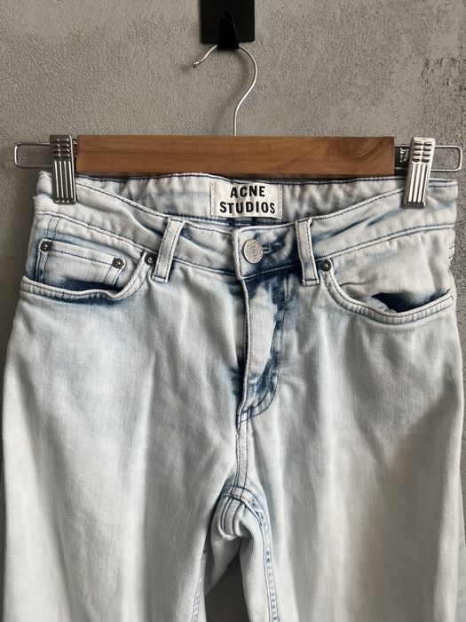 Jeansy spodnie dżinsy efekt sprania Acne Studios XS