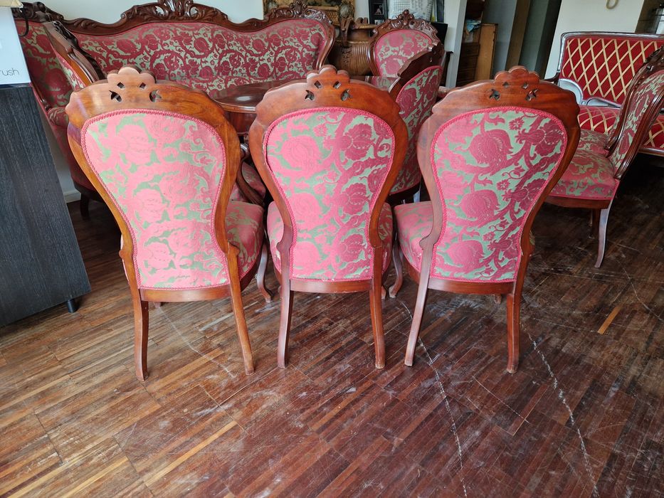 Zestaw mebli Ludwik Filip ludwikowski meble ludwikowskie