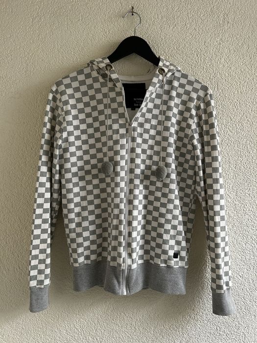 Bialo szara nowa bluza