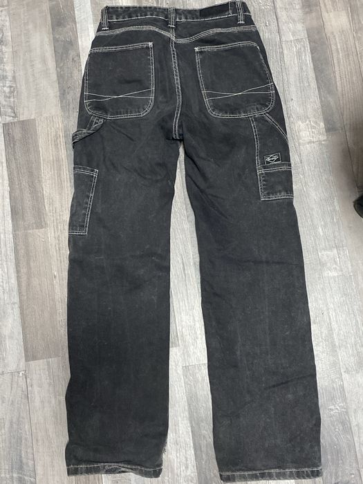 Джинси з білими швами, bershka 34