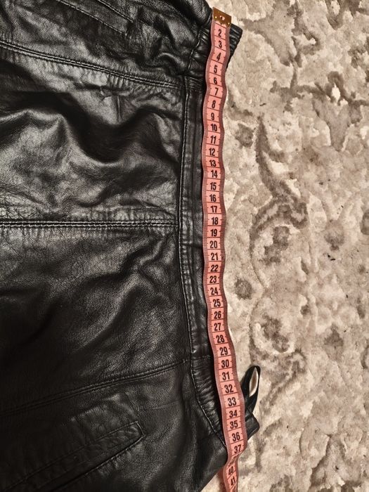 Юбка кожаная, длинная