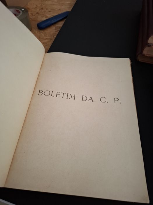 Boletim da CP 10 volumes, do n° 1 ao n° 10