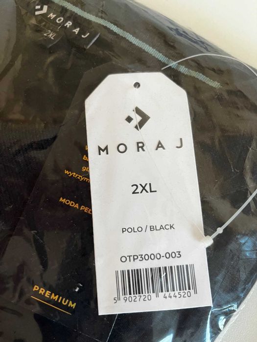 Męska koszulka polo Moraj 2XL - czarna