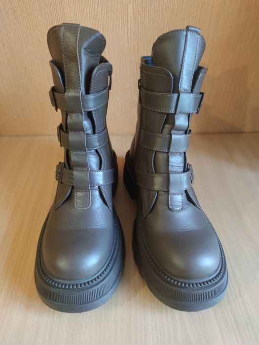 Зимние ботинки кожа на натуральном меху р.37