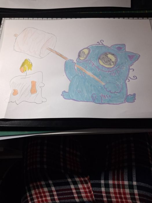 Ręcznie rysowany stworek