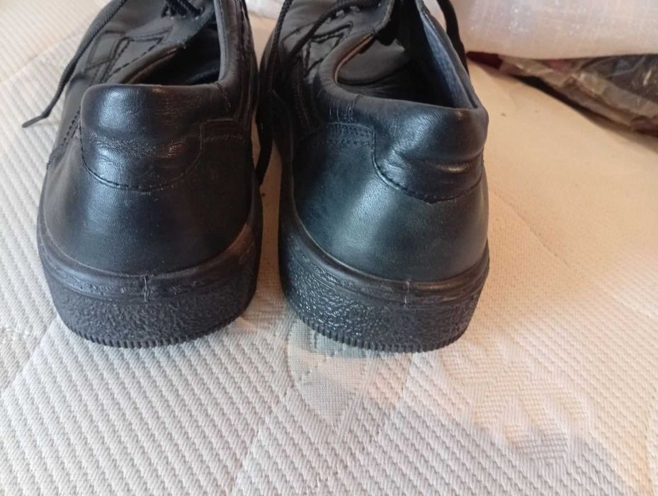 Туфли мужские бренда Тигина кожаные чёрные классические 47 размер