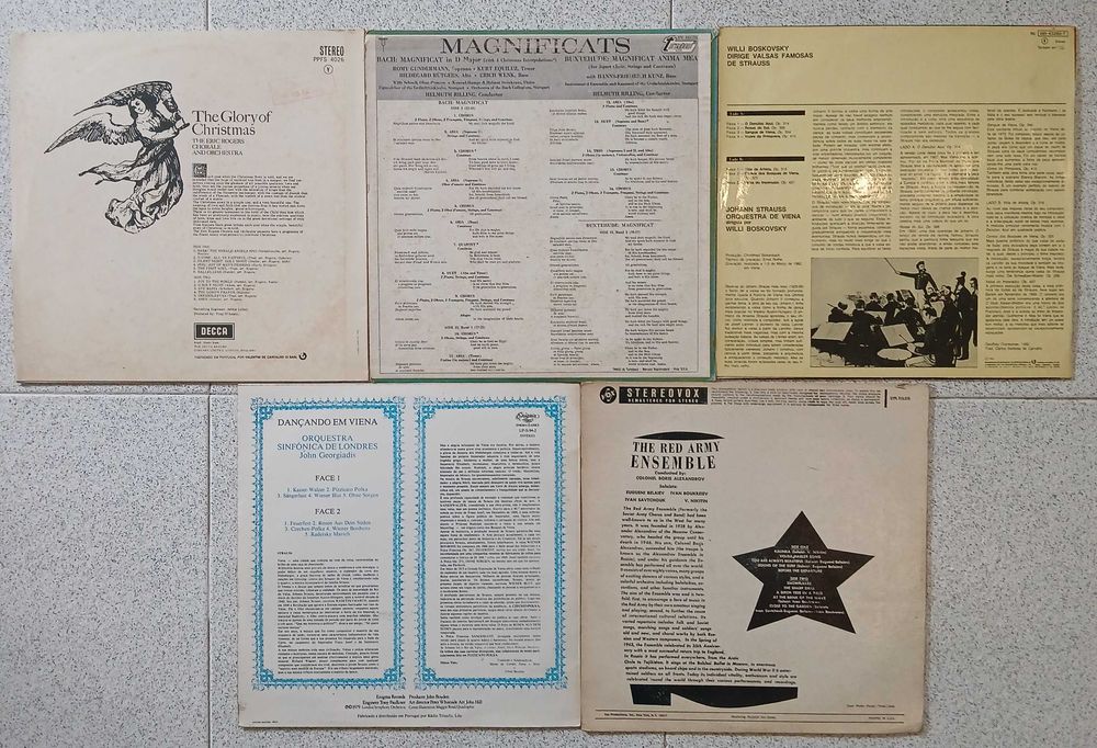 14 LPs Vinil Música Clássica - Vários Artistas