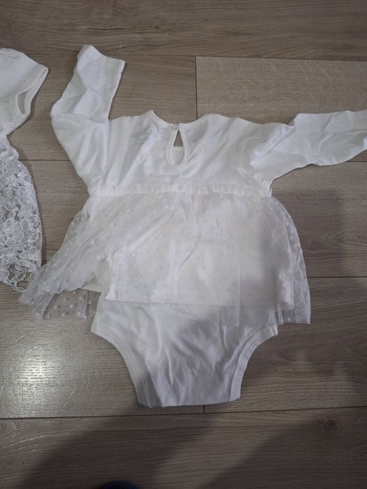 Dwie body sukieneczki w rozm 68. Nowe bez metki.