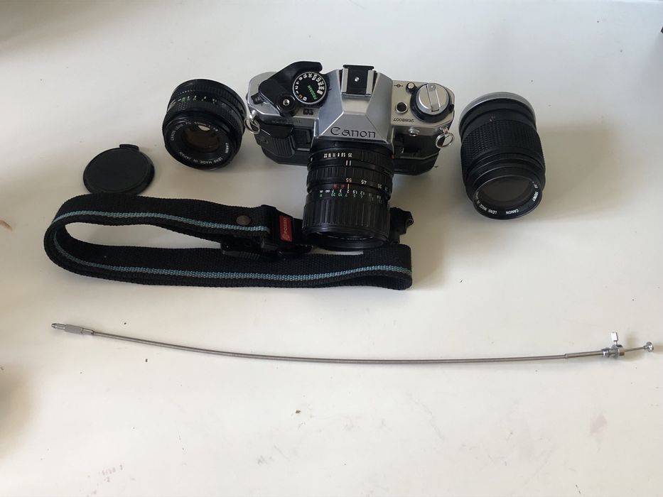 Canon AE1-Program + Canon FD 28-55mm + Canon FD 50mm + Canon FL 135mm
