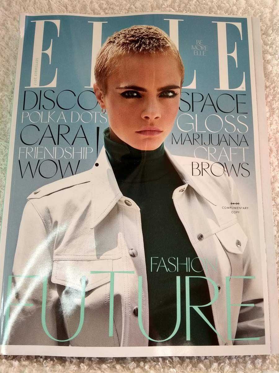 Revista Elle - Setembro 2017 - Fashion Future - Cara Delevingne Alcântara •  OLX Portugal