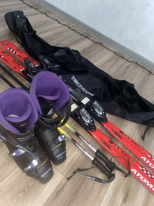 Лижі і черевики комплект, німецька якість