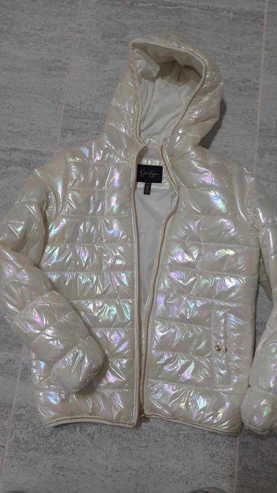 Efektowna kurtka holo/perłowa JESSICA SIMPSON
