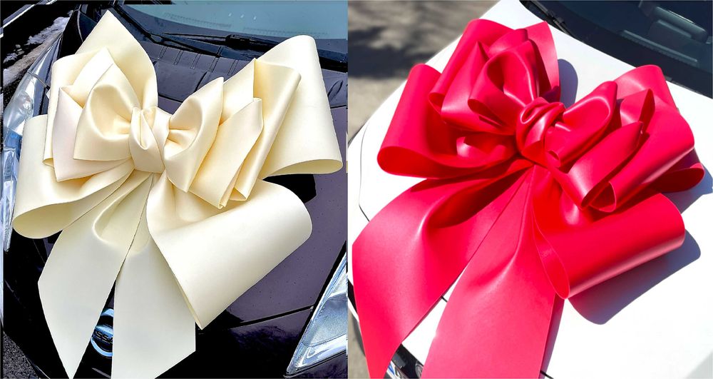 Красивый бант на машину – стильное решение