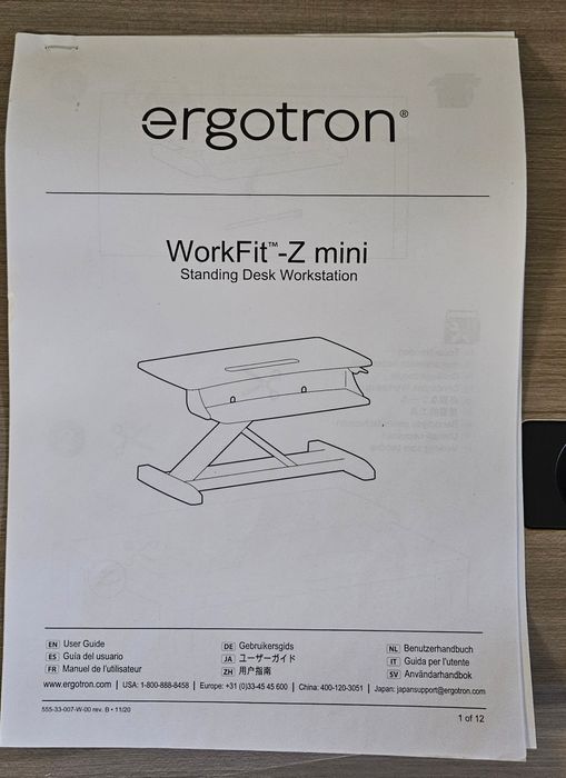 Ergotron - nadstawka na biurko