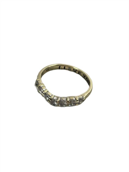 Złoty pierścionek CYRKONIE R16 375 2,26G