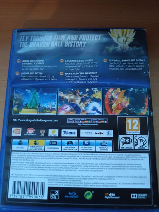 Gra na PS4 Dragon Ball xenoveuse2