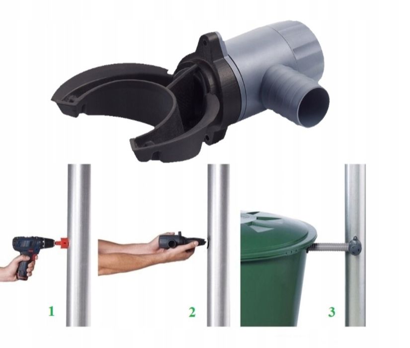 RAPIDO Zestaw do łapania wody deszczowej