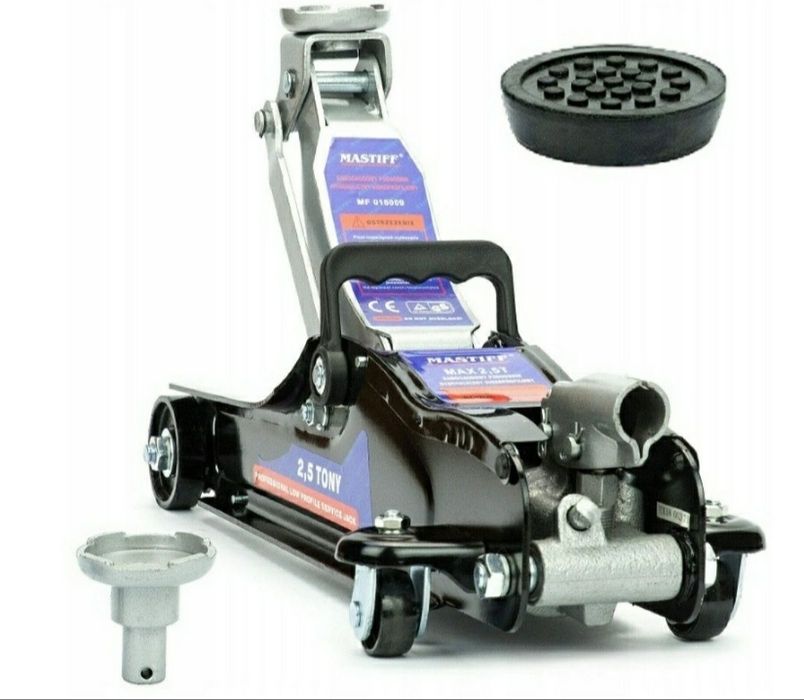 Podnośnik samochodowy ŻABA Niskoprofilowy Niskopodwoziowy Hydrauliczny