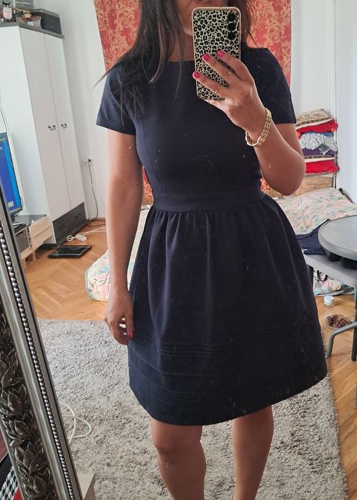 Granatowa elegancka sukienka  Minimum Scandinavian rozm.  M